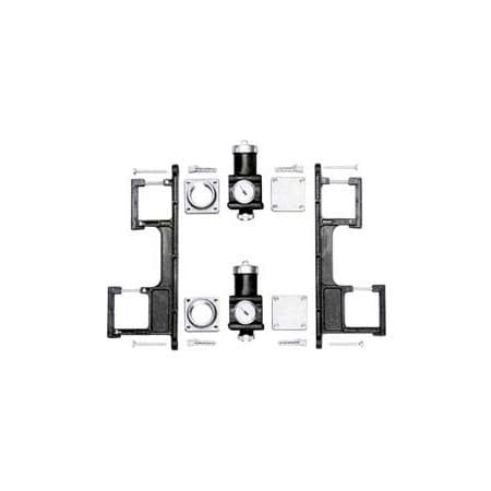 Embassy Industries Embassy Bracket & End Block Kit Brass 11200001